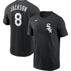 Bo Jackson Chicago White Sox Cooperstown Collection Name & Number T-Shirt Black