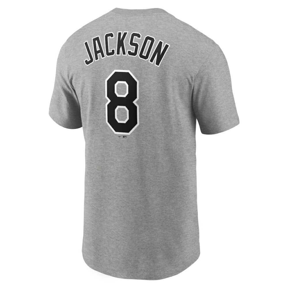 Bo Jackson Chicago White Sox Cooperstown Collection Name & Number T-Shirt Heathered Gray
