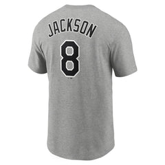 Bo Jackson Chicago White Sox Cooperstown Collection Name & Number T-Shirt Heathered Gray
