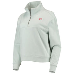Minnesota Twins The Wild Collective Women's Two-Hit Quarter-Zip Pullover Top Light Blue