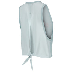 Cleveland Guardians The Wild Collective Women's Open Back Twist-Tie Tank Top Light Blue