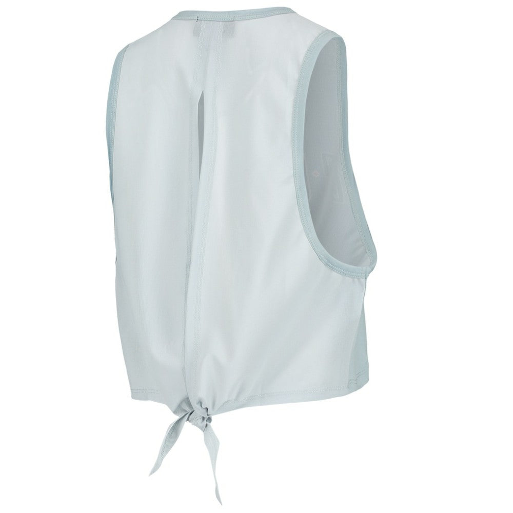 Texas Rangers The Wild Collective Women's Open Back Twist-Tie Tank Top Light Blue