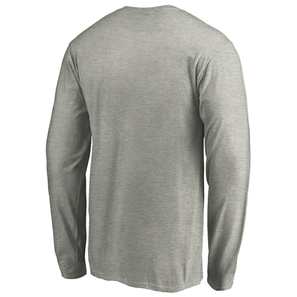 Chicago Bulls Alternate Team Logo Long Sleeve T-Shirt sale - Heathered Gray discount