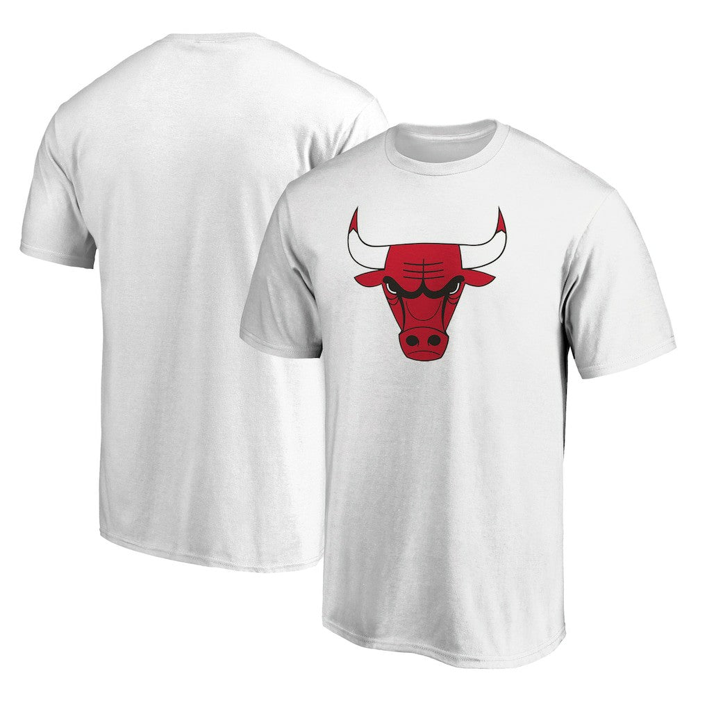 Chicago Bulls Primary Mascot Logo T-Shirt sale - White on sale