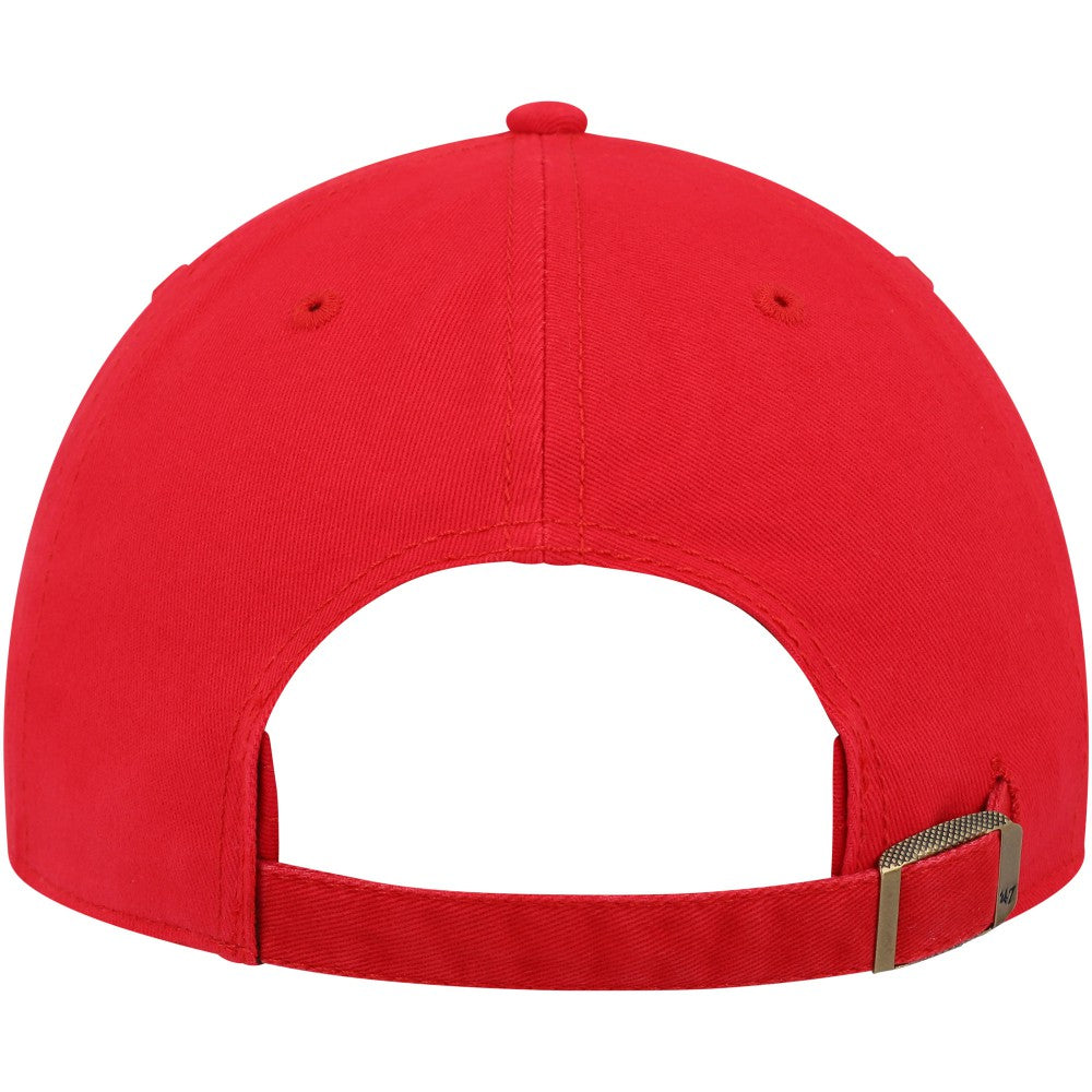 Cleveland Guardians Women's Team Miata Clean Up Adjustable Hat Red