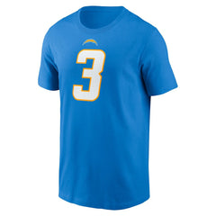 Derwin James Jr. Los Angeles Chargers Player Name & Number T-Shirt - Powder Blue on sale