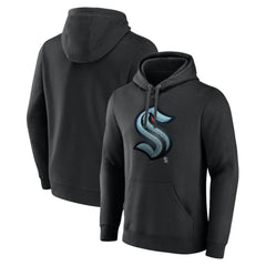 Seattle Kraken Midnight Mascot Pullover Hoodie - Black Hoodies