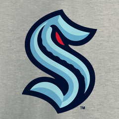 Seattle Kraken Primary Logo T-Shirt - Heathered Gray T-shirts