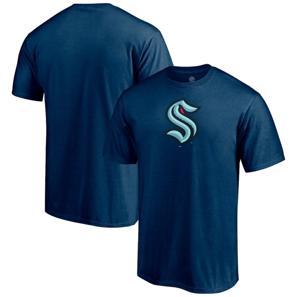 Seattle Kraken Primary Logo T-Shirt - Deep Sea Blue T-shirts