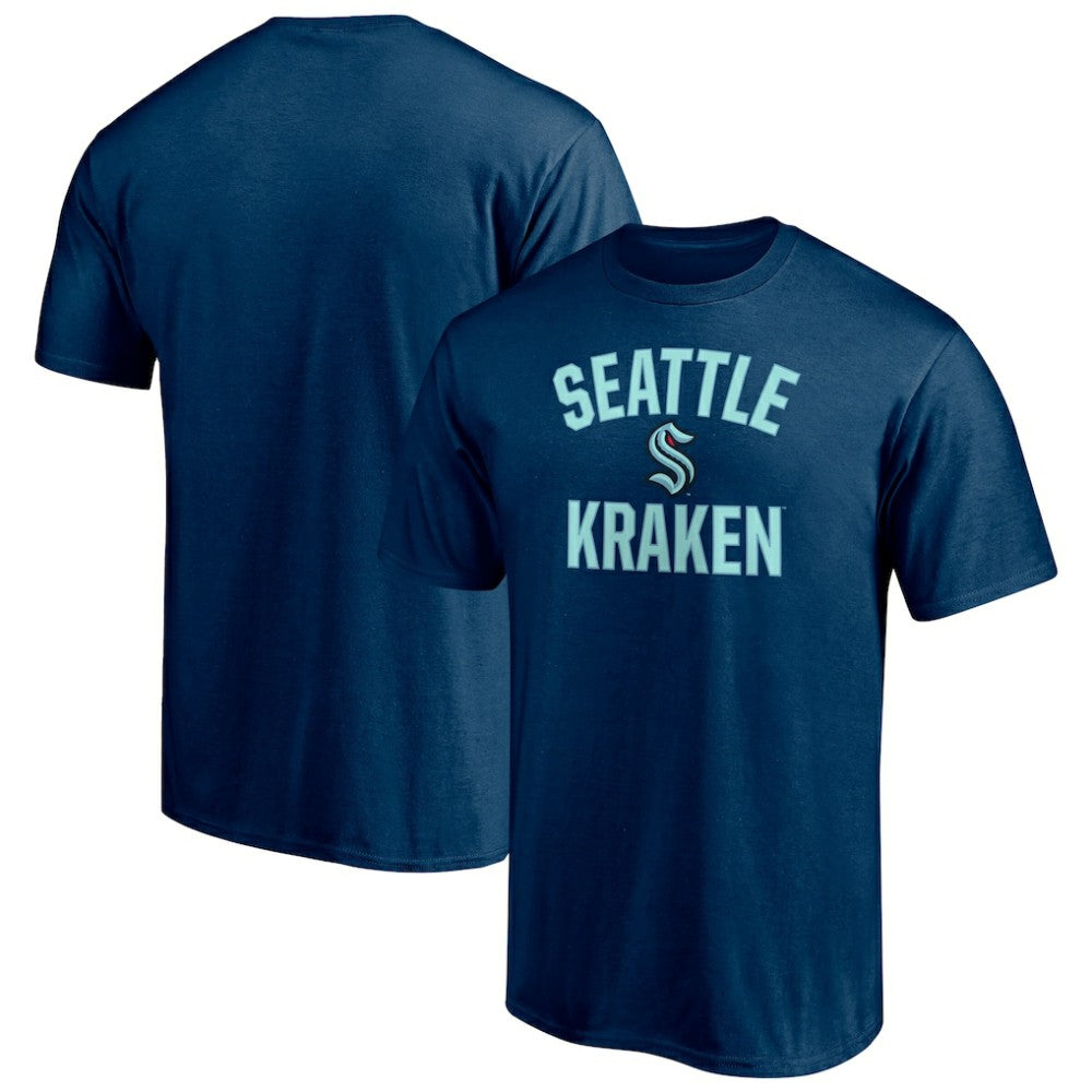 Seattle Kraken Victory Arch T-Shirt - Deep Sea Blue T-shirts