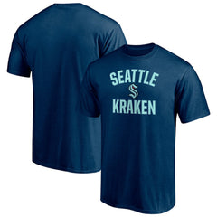 Seattle Kraken Victory Arch T-Shirt - Deep Sea Blue T-shirts