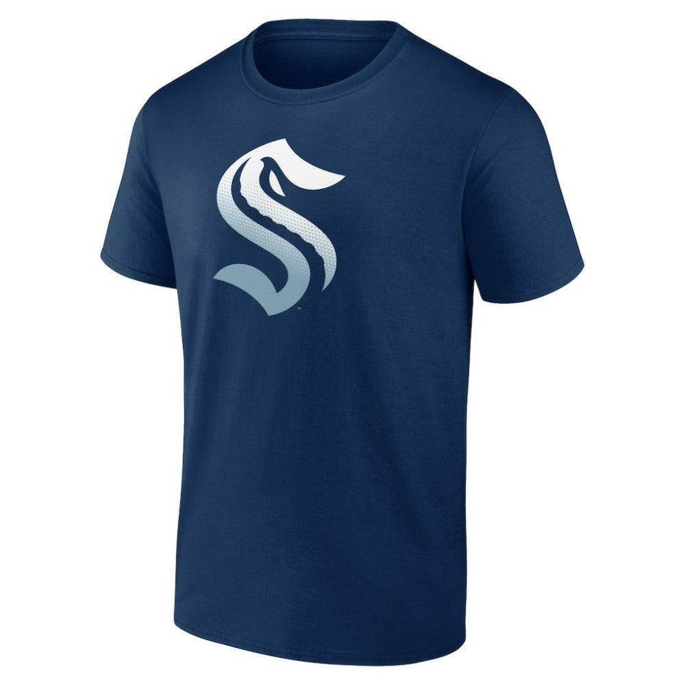 Seattle Kraken Gradient Logo T-Shirt - Deep Sea Blue T-shirts