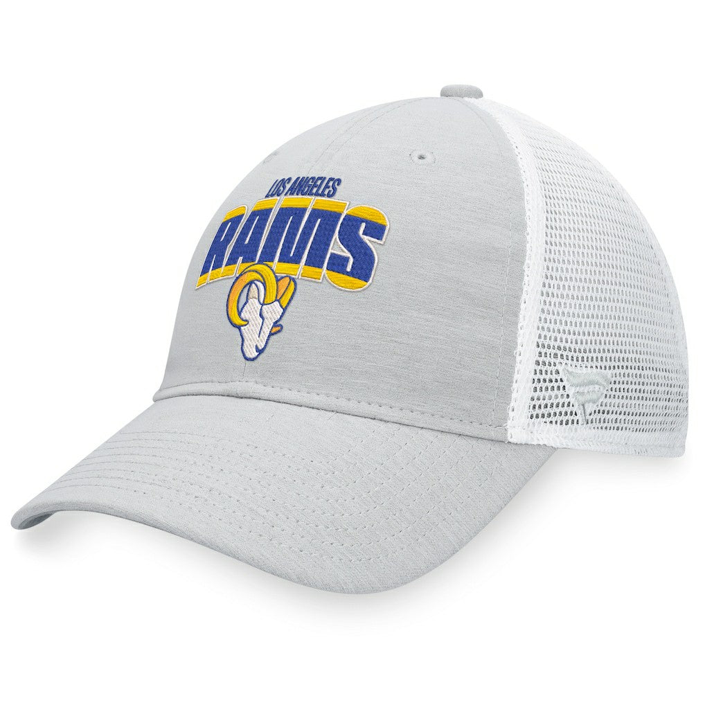 Los Angeles Rams Trucker Snapback Hat - Heather Gray/White sale