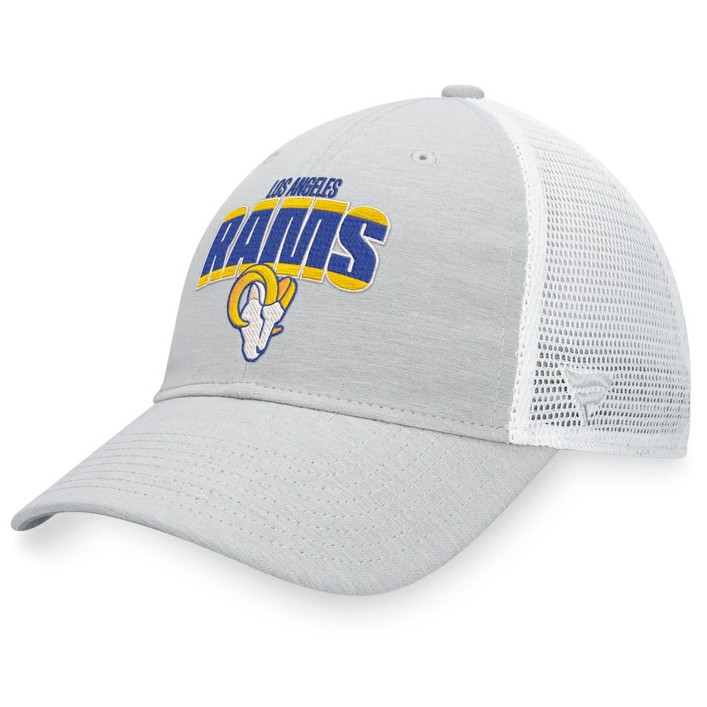 Los Angeles Rams Trucker Snapback Hat - Heather Gray/White sale