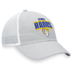 Los Angeles Rams Trucker Snapback Hat - Heather Gray/White sale