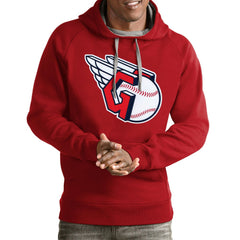 Cleveland Guardians Antigua Team Victory Pullover Hoodie Red