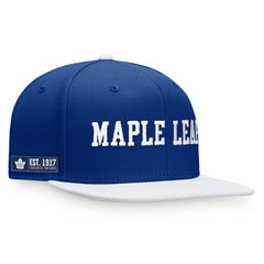 Toronto Maple Leafs Fanatics Iconic Color Blocked Snapback Hat - Blue/White Hats