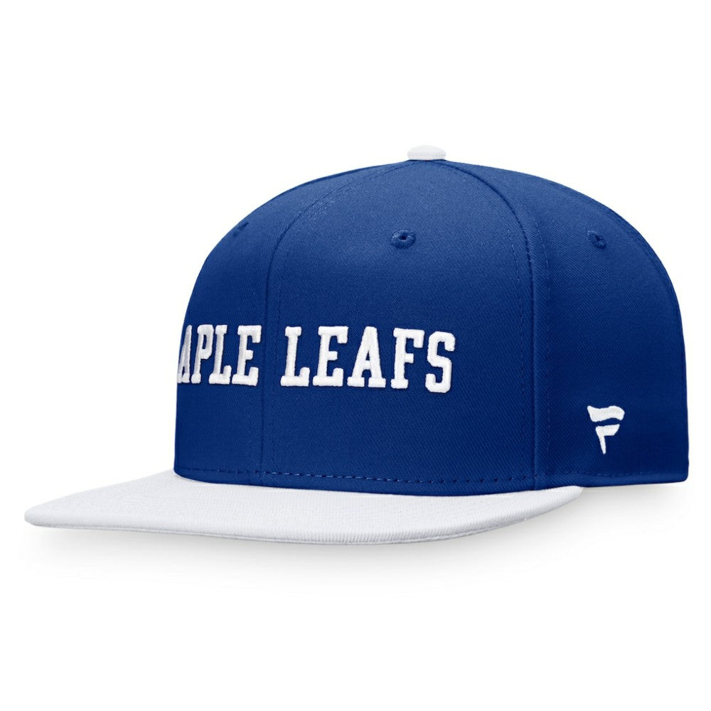 Toronto Maple Leafs Fanatics Iconic Color Blocked Snapback Hat - Blue/White Hats