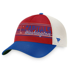 Washington Capitals Fanatics True Classic Retro Trucker Snapback Hat - Red/Royal Hats