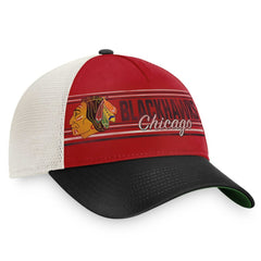 Chicago Blackhawks Fanatics True Classic Retro Trucker Snapback Hat - Red/Black Hats