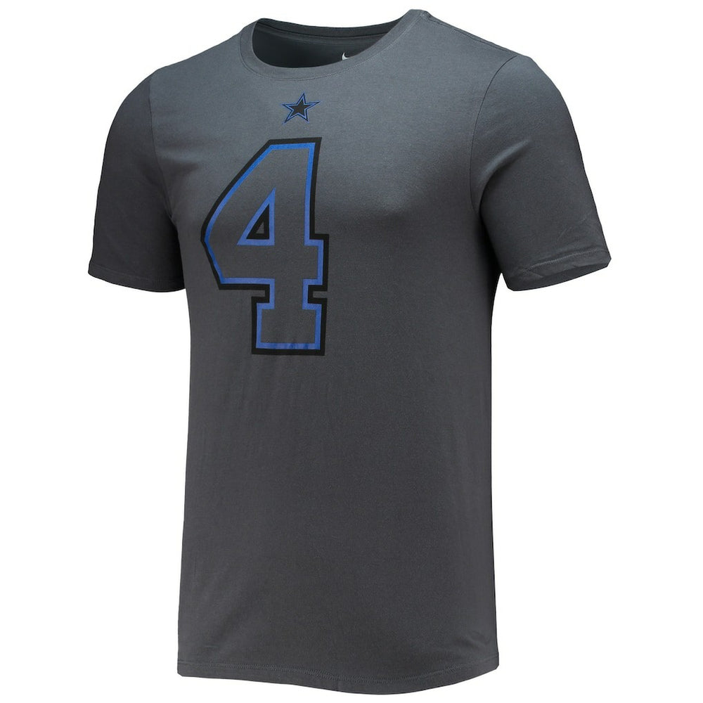 Dak Prescott Dallas Cowboys Player Name & Number T-Shirt - Charcoal cheap