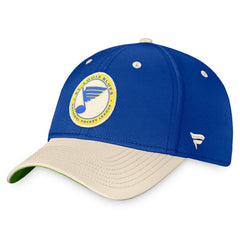 St. Louis Blues Fanatics True Classics Retro Flex Hat - Royal/Khaki Hats