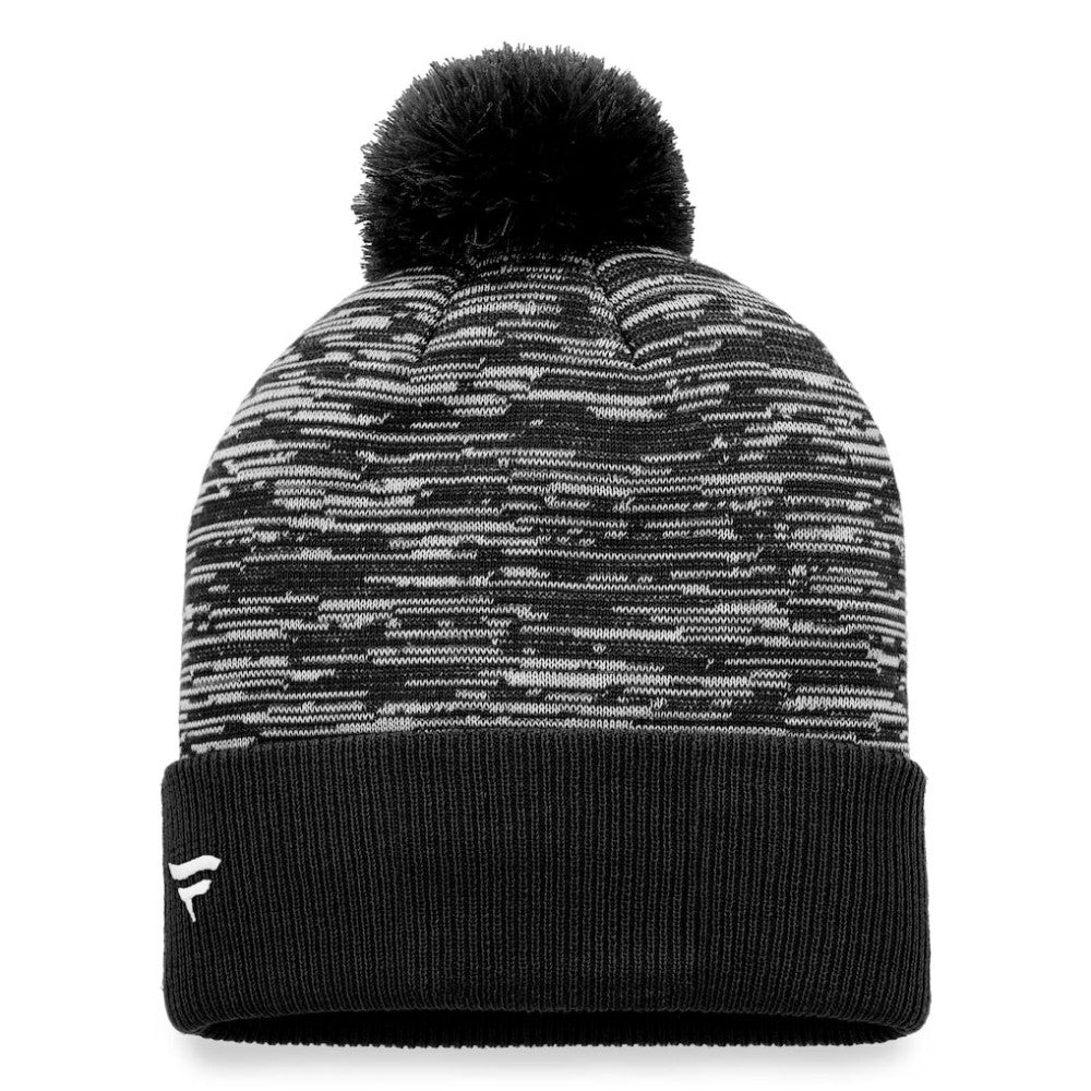 Ottawa Senators Fanatics Defender Cuffed Knit Hat with Pom - Black Hats