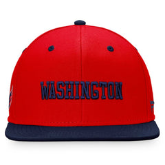 Washington Capitals Fanatics Heritage City Two-Tone Snapback Hat - Red/Navy Hats