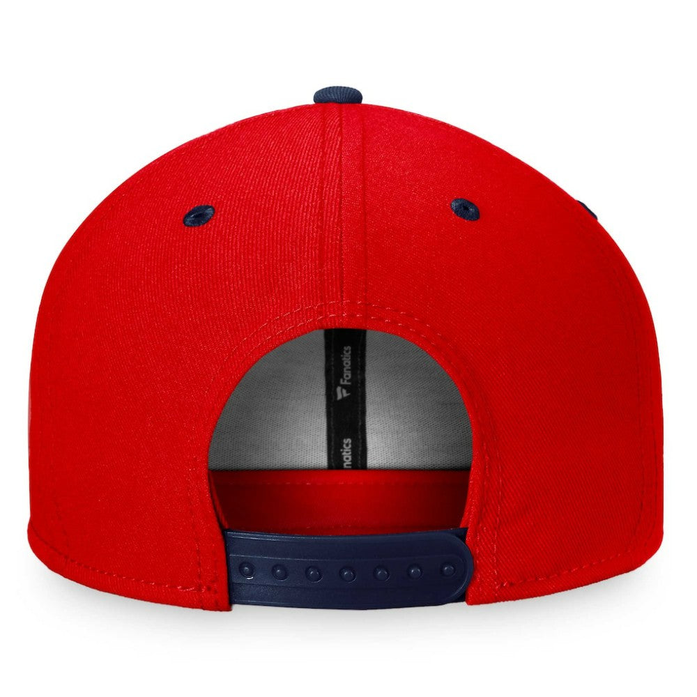 Washington Capitals Fanatics Heritage City Two-Tone Snapback Hat - Red/Navy Hats