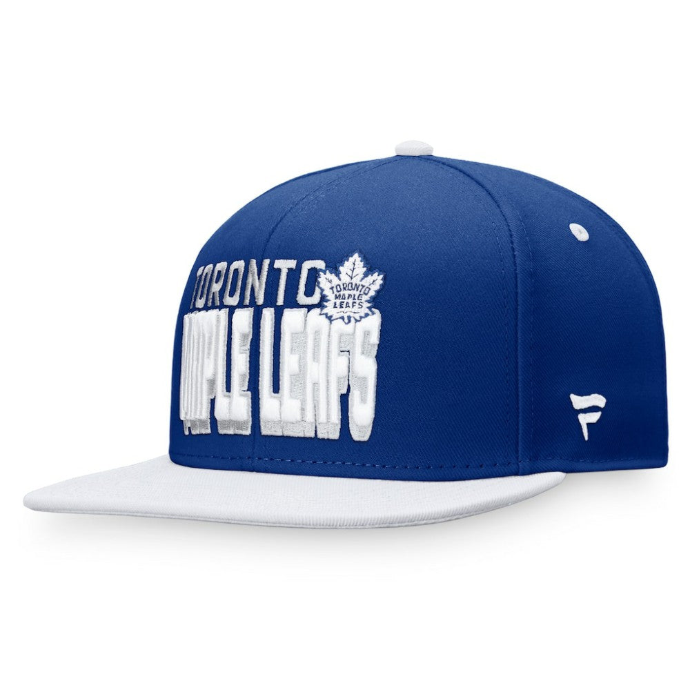 Toronto Maple Leafs Fanatics Heritage Retro Two-Tone Snapback Hat - Blue/White Hats