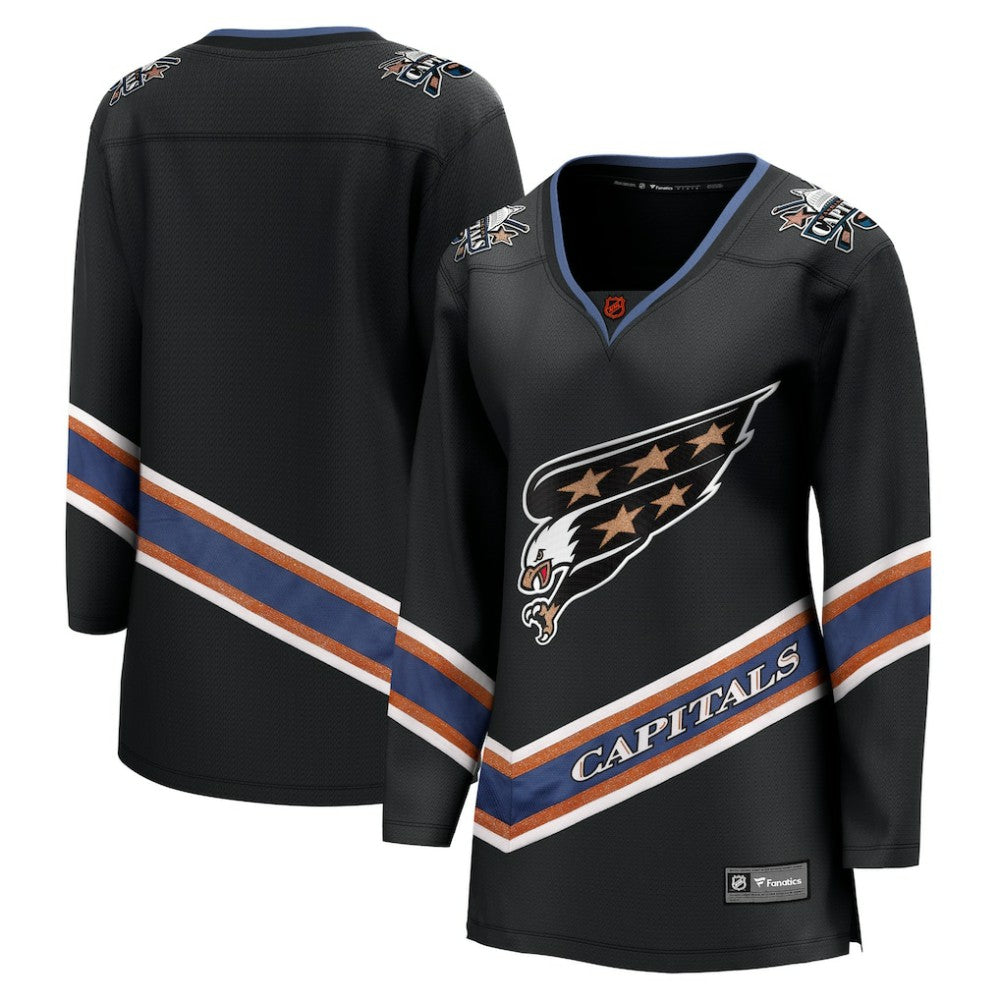 Washington Capitals Fanatics Women's Special Edition 2.0 Breakaway Blank Jersey - Black Jerseys