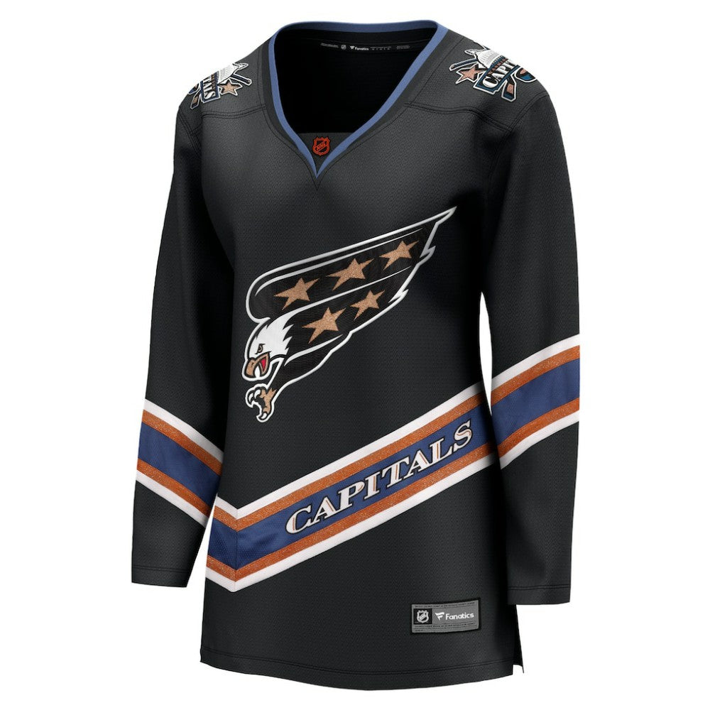 Washington Capitals Fanatics Women's Special Edition 2.0 Breakaway Blank Jersey - Black Jerseys