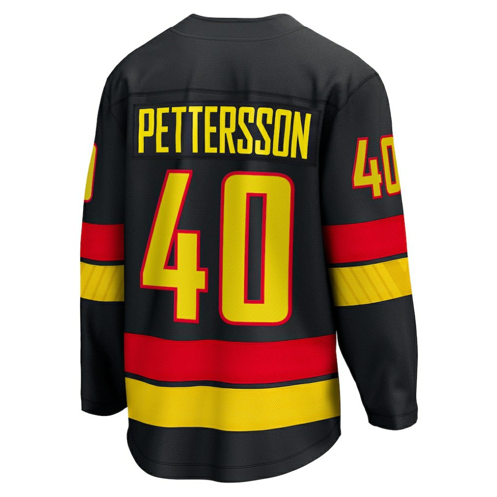 Elias Pettersson Vancouver Canucks Fanatics Breakaway Jersey - Black Jerseys