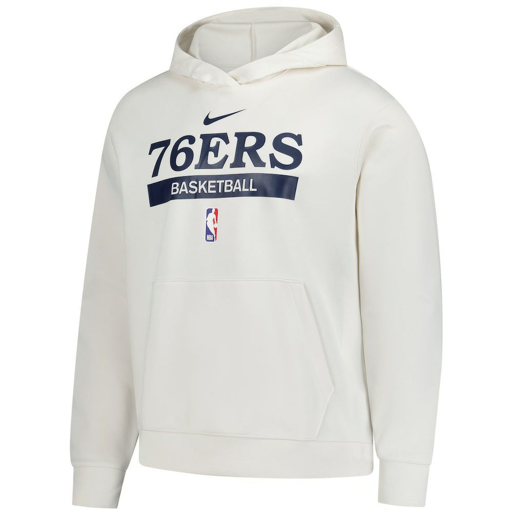 Philadelphia 76ers 2022/23 Spotlight On-Court Practice Performance Pullover Hoodie - Cream outlet