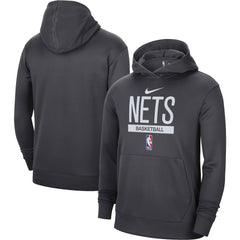Brooklyn Nets 2022/23 Spotlight On-Court Practice Performance Pullover Hoodie - Anthracite cheap