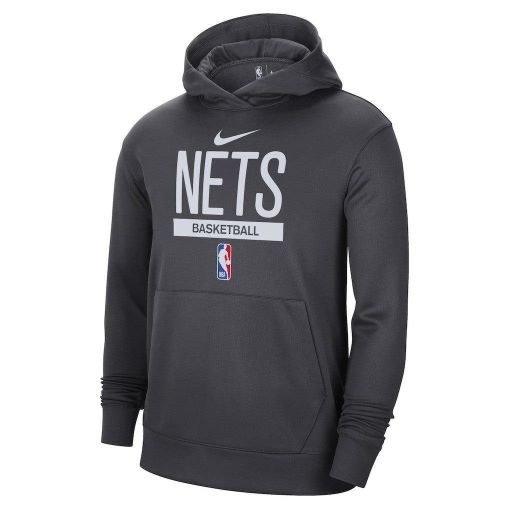 Brooklyn Nets 2022/23 Spotlight On-Court Practice Performance Pullover Hoodie - Anthracite cheap