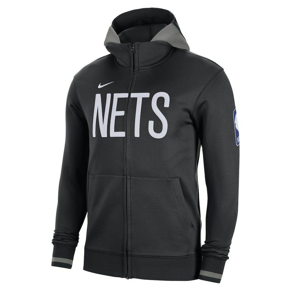 Brooklyn Nets Authentic Showtime Performance Full-Zip Hoodie - Black cheap