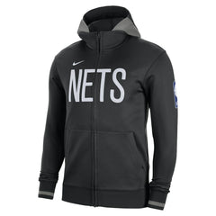 Brooklyn Nets Authentic Showtime Performance Full-Zip Hoodie - Black cheap