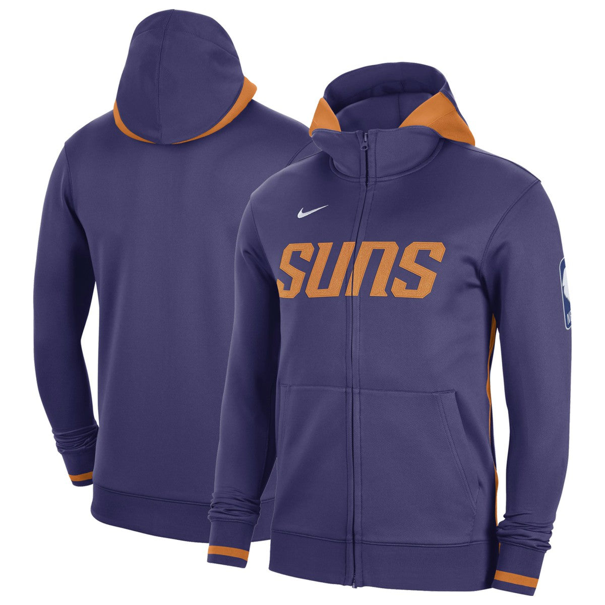 Phoenix Suns Authentic Showtime Performance Full-Zip Hoodie - Purple outlet