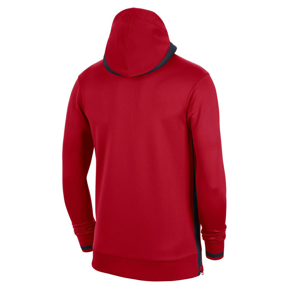 Washington Wizards Authentic Showtime Performance Full-Zip Hoodie - Red sale