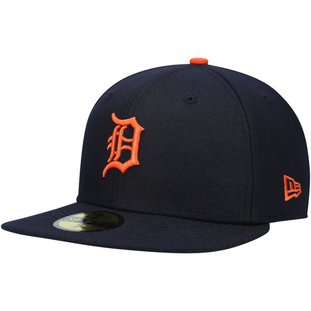 Detroit Tigers Authentic Collection On-Field Road 59FIFTY Fitted Hat Navy
