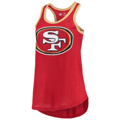 San Francisco 49ers G-III 4Her by Carl Banks Women's Tater Burnout Tank Top - Scarlet for sale