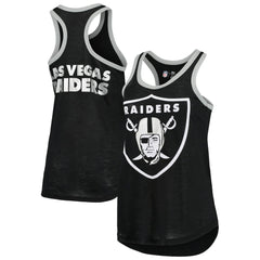 Las Vegas Raiders G-III 4Her by Carl Banks Women's Tater Burnout Tank Top - Black sale