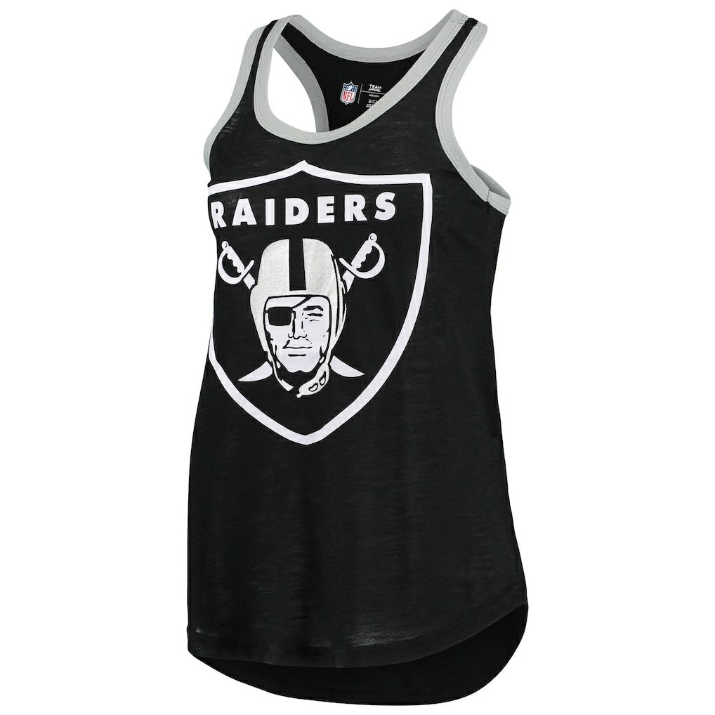 Las Vegas Raiders G-III 4Her by Carl Banks Women's Tater Burnout Tank Top - Black sale