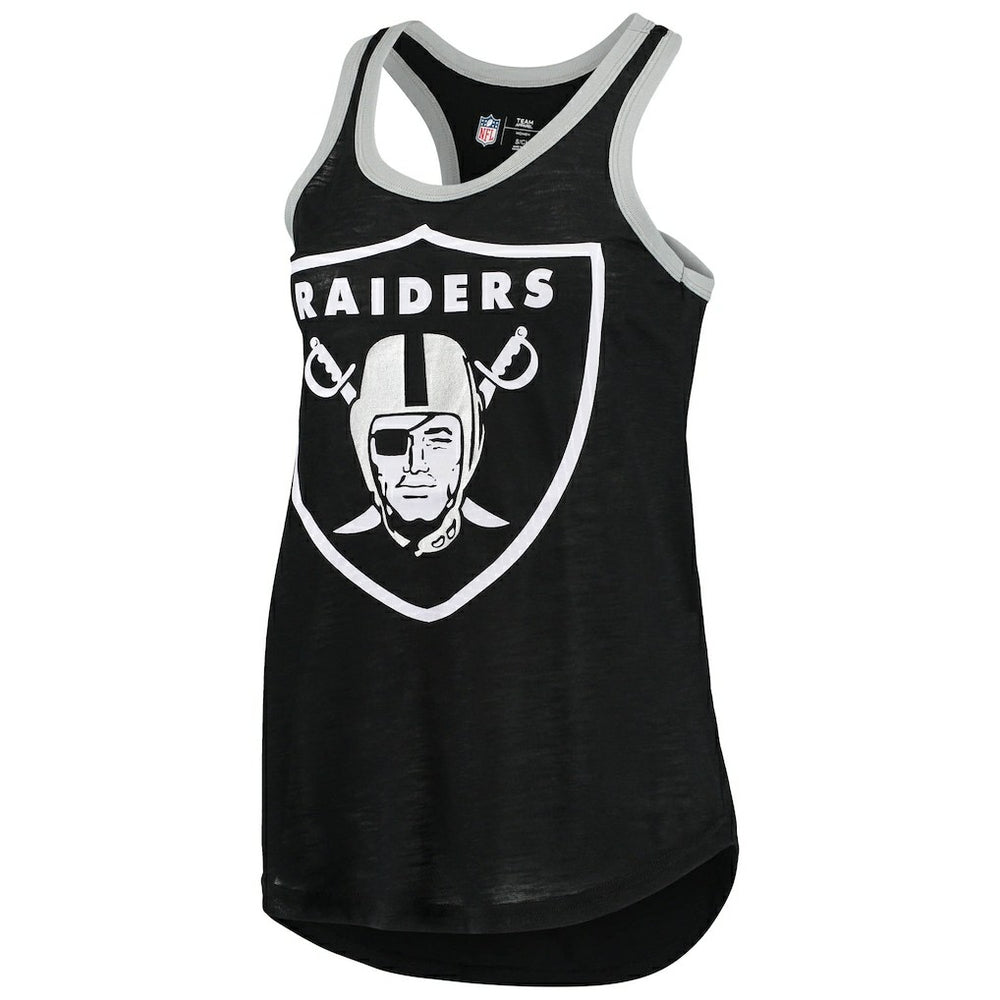 Las Vegas Raiders G-III 4Her by Carl Banks Women's Tater Burnout Tank Top - Black sale