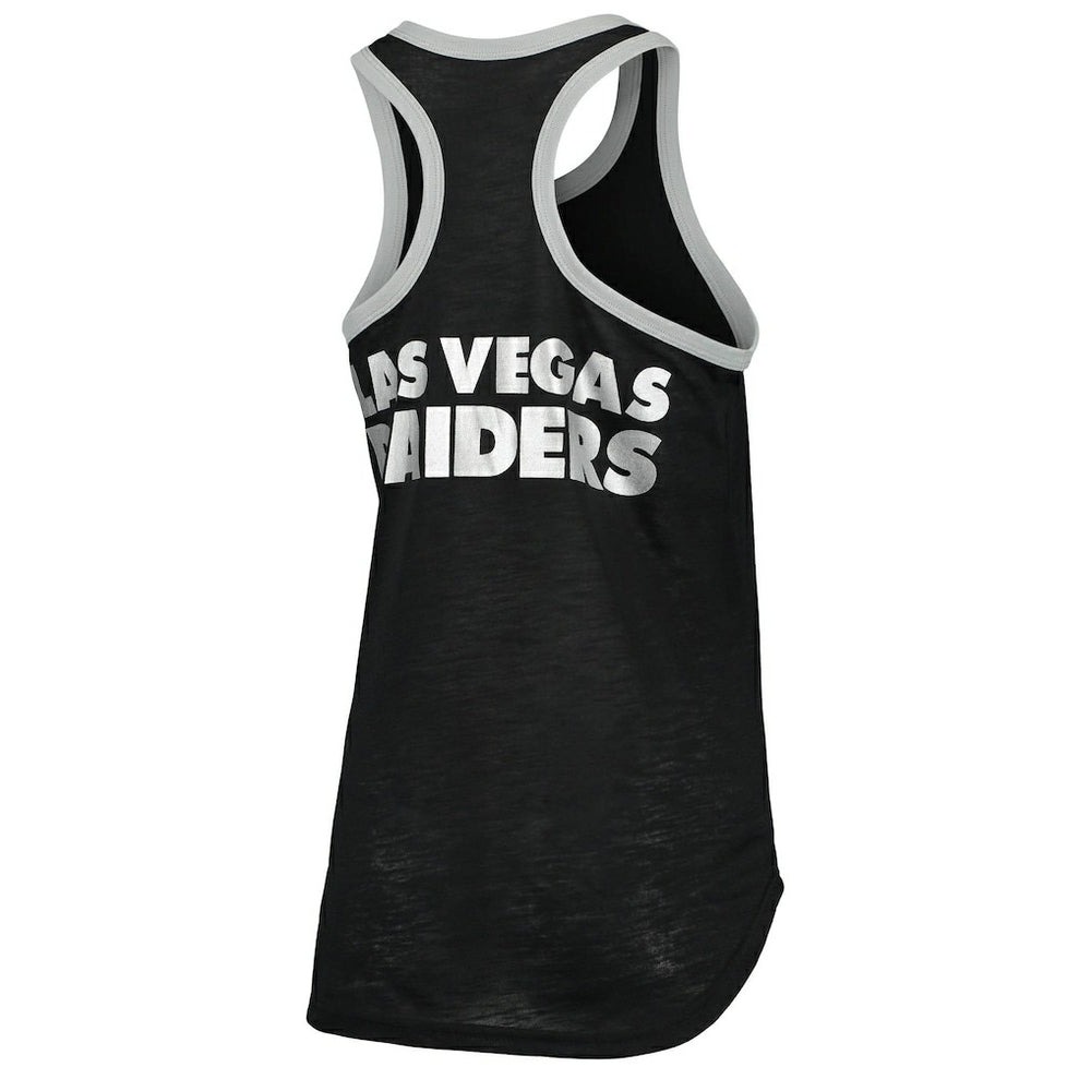 Las Vegas Raiders G-III 4Her by Carl Banks Women's Tater Burnout Tank Top - Black sale