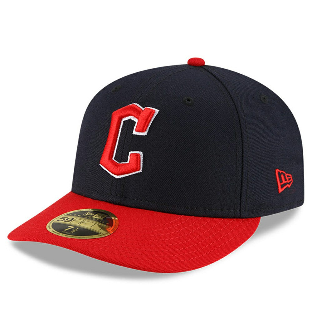 Cleveland Guardians Authentic Collection On-Field Home Low Profile 59FIFTY Fitted Hat Navy/Red