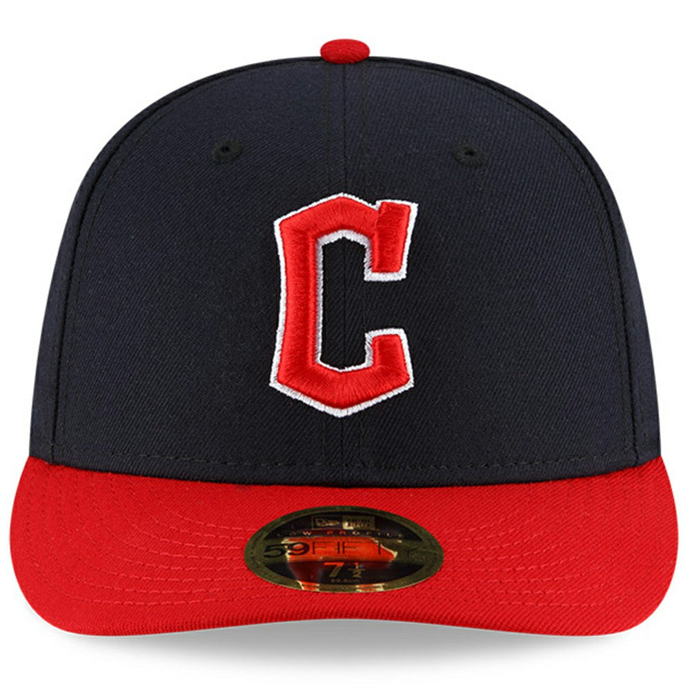 Cleveland Guardians Authentic Collection On-Field Home Low Profile 59FIFTY Fitted Hat Navy/Red