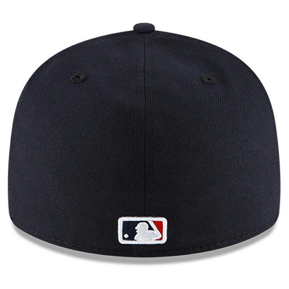 Cleveland Guardians Authentic Collection On-Field Road Low Profile 59FIFTY Fitted Hat Navy