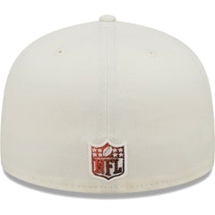 Cleveland Browns New Era Chrome Color Dim 59FIFTY Fitted Hat - Cream online